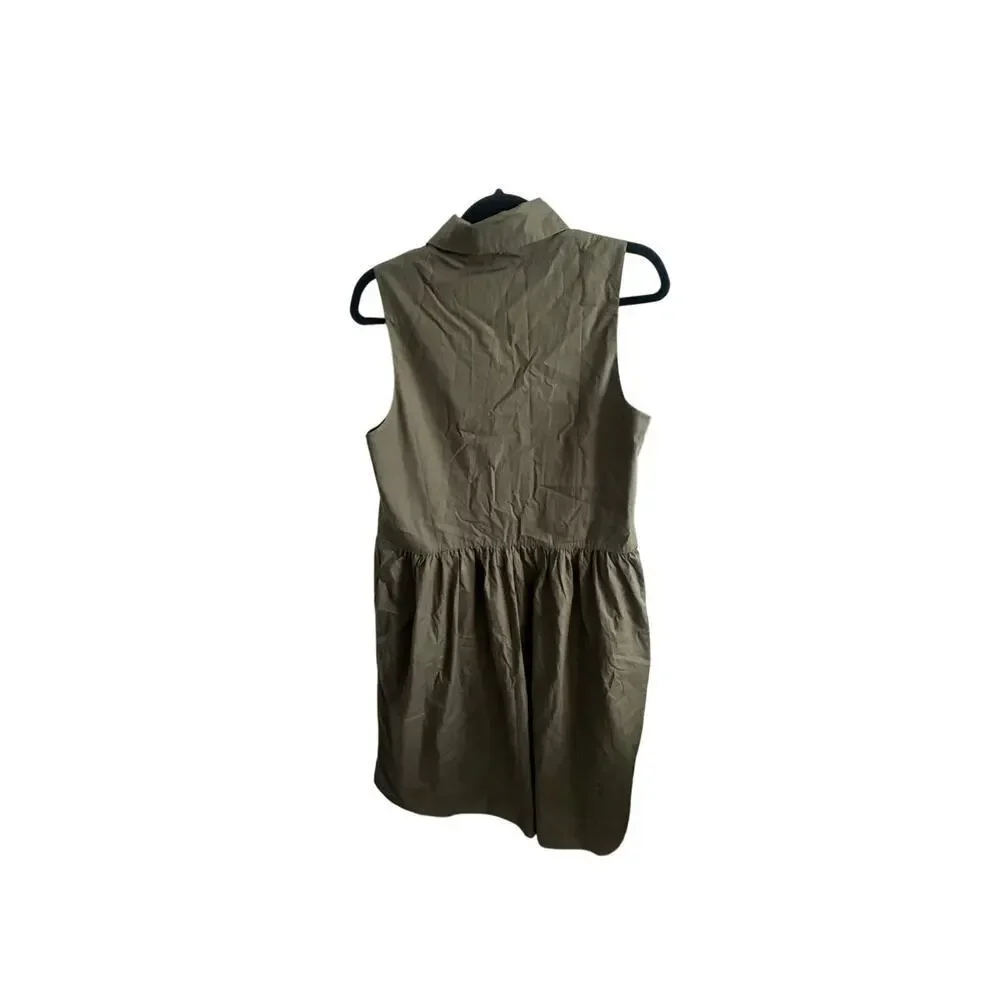 NWT Maye Corinne Shirtdress -Olive -Small - Picture 3 of 4